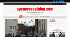 Desktop Screenshot of openeyesopinion.com